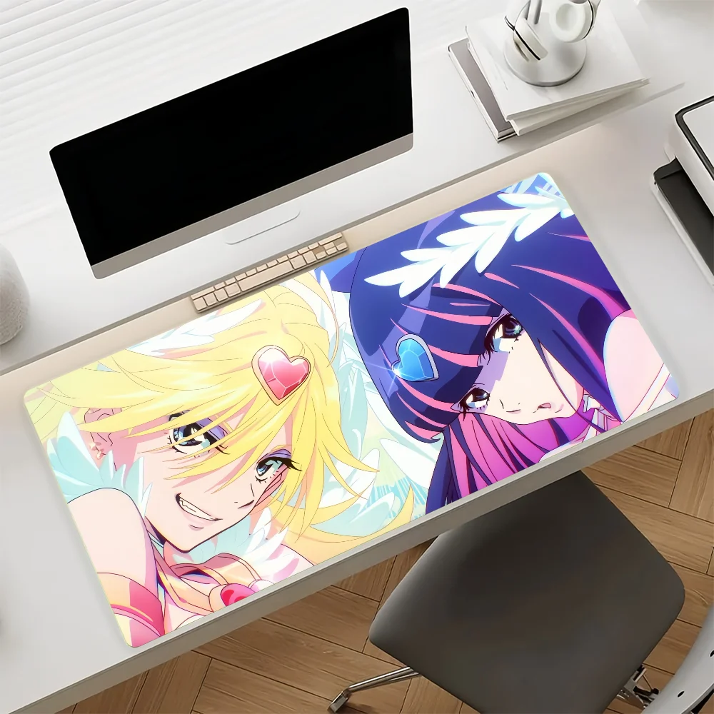 Panty Stocking with Garterbelt Large Gaming Mouse Pad Non‑Slip Rubber Base XXL Deskmat for Laptop PC Gamer Home Office Decor