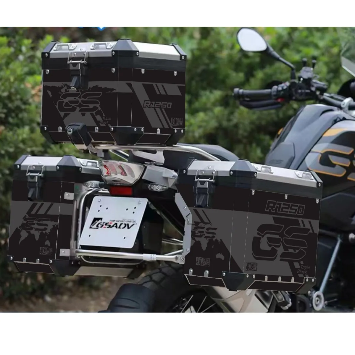 

Motorcycle Aluminum Box Sticker Case for Panniers 40 GS R1250GS Triple Black Adventure 2019-2021