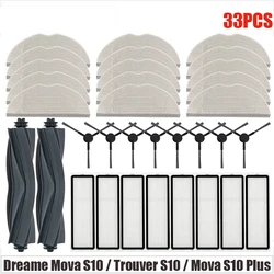 Dreame Mova S10 / Trouver S10 / Mova S10 Plus / Trouver S10 Plus Parts Main Roller Side Brush Hepa Filter Mop Cloth