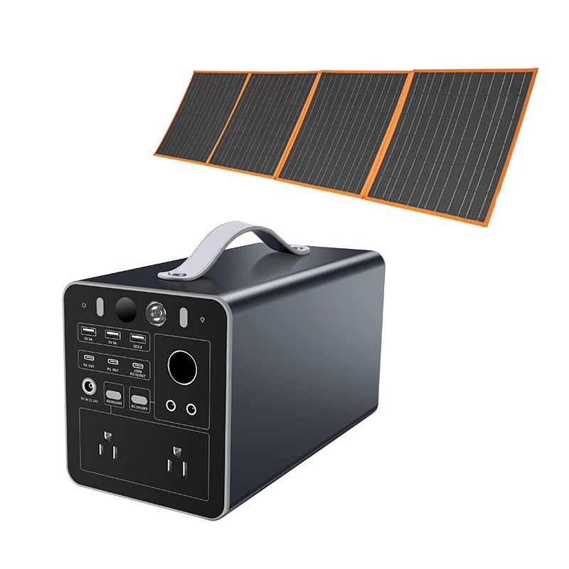 

Dropshipping Fast Charging Jump Starter 600w Portable Power Station Solar Generator For Camping Farm