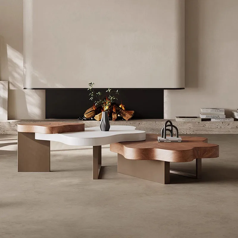 

Unique Cloud Shape Coffee Table Modern Set Salon Nordic Coffee Table Living Room Low Muebles Salon Moderno Luxury Furniture