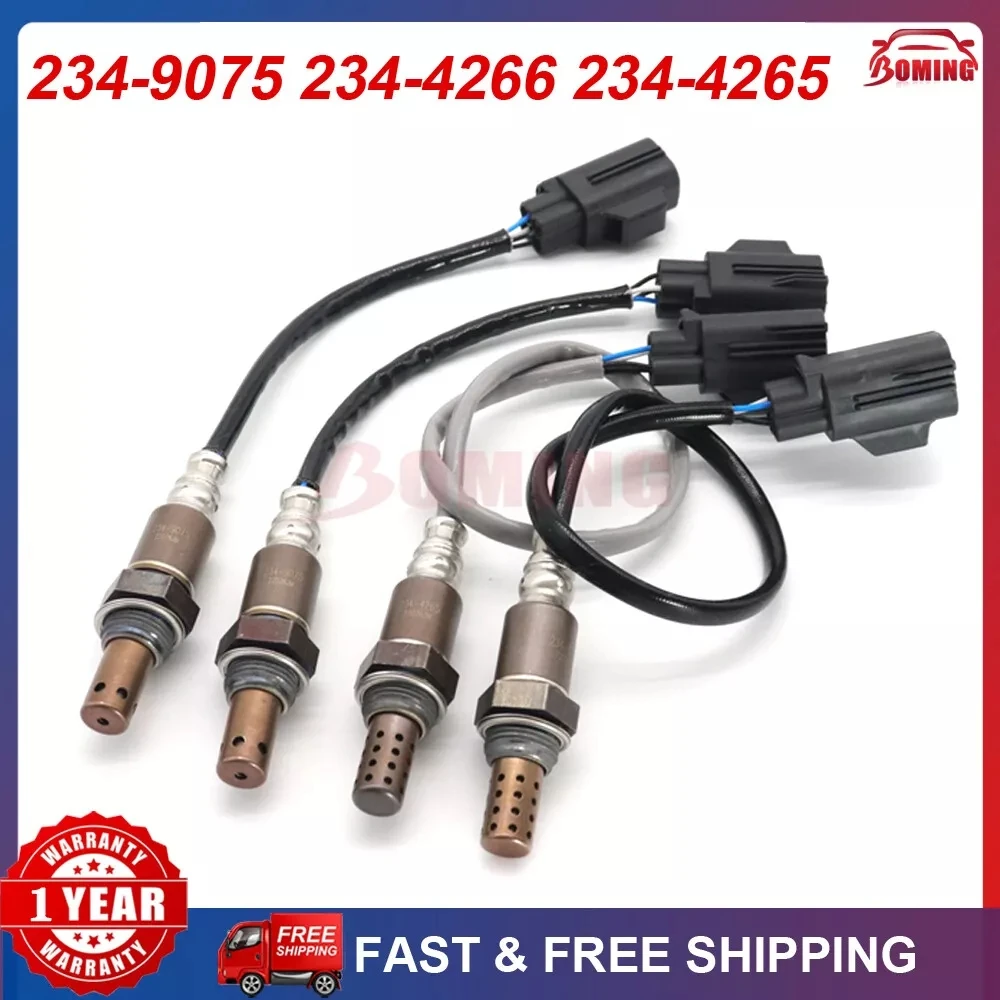 

4PCS 234-9075 234-4265 234-4266 Car New Up&Downstream Lambda O2 Oxygen Sensor LR3 For Land Rover LR3 Range Rover Sport 2005-2006