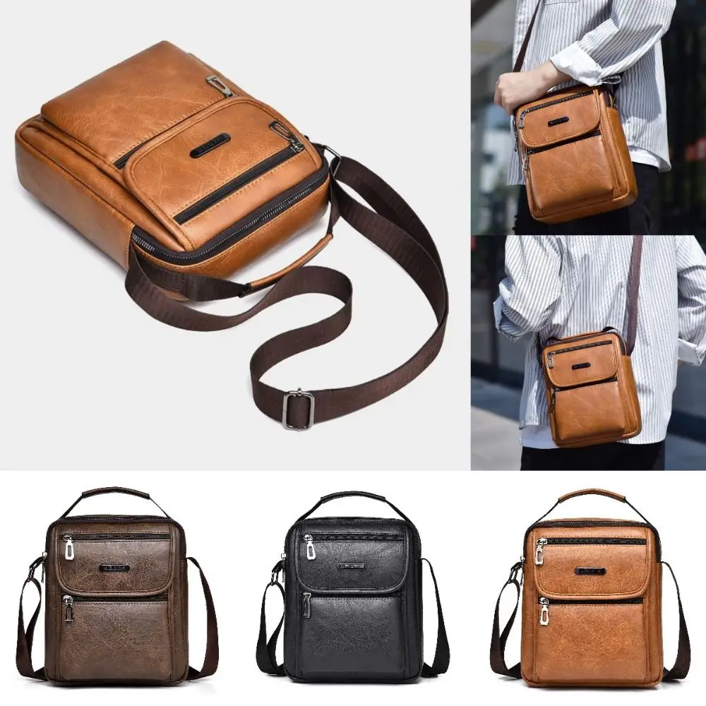 Waterproof Shoulder Belt Bags Large Capacity Stylish Single-shoulder Bag Wear Resistant Classic Mini Messenger Bag Daily Wear