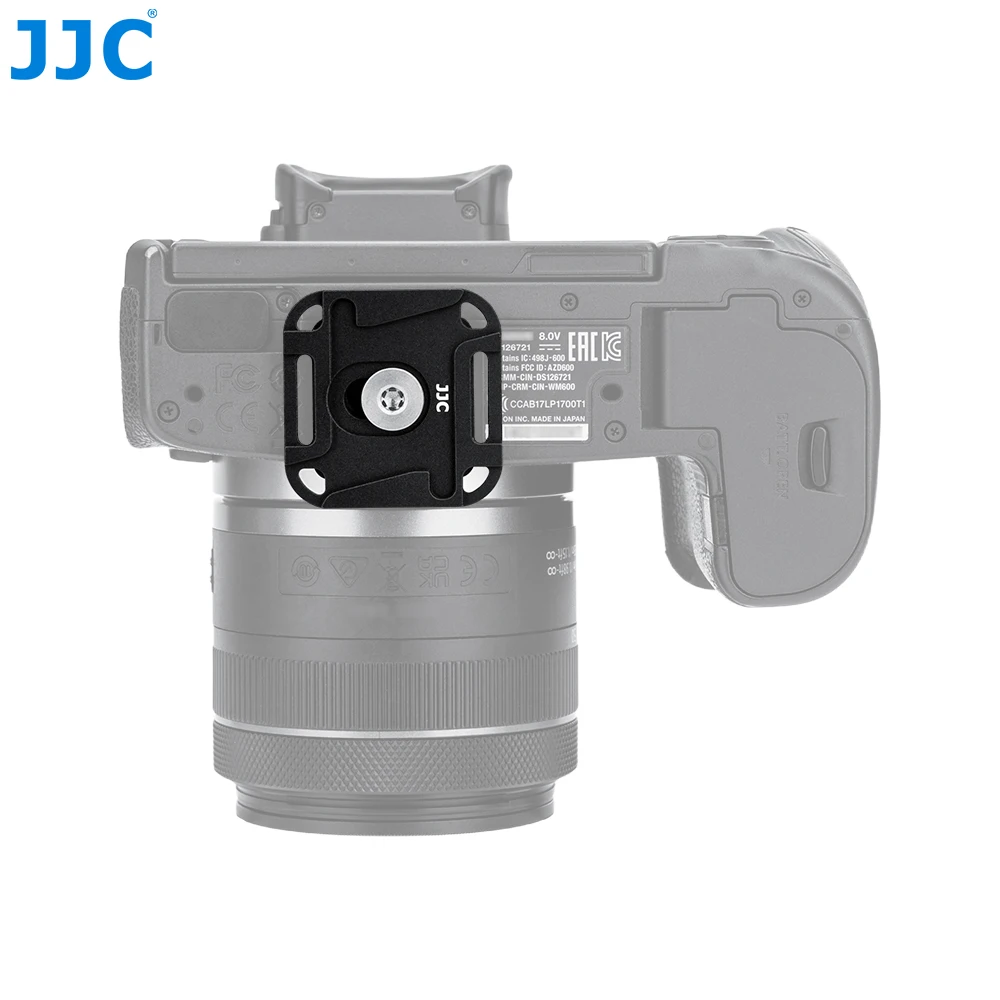 JJC QR-PD Schnellmontageplatte mit 1/4"-20-Schraube für die schnelle Montage und Demontage von Arca-Typ-Kugelköpfen. – Detail 4