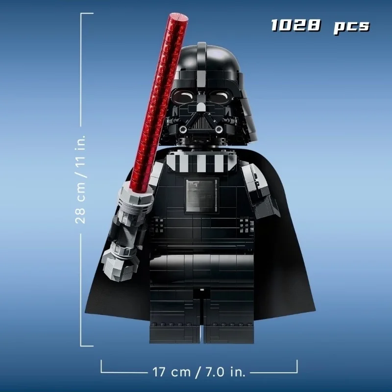 Für Erwachsene Moc Up-Scaled Minifiguren Kreatives bewegliches Figurenmodell Kompatibel mit 1028-teiligen Bausteinen Geburtstagsgeschenke Spielzeug S
