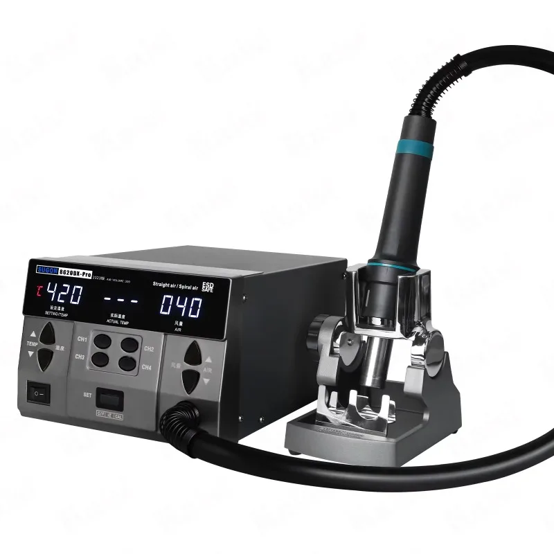 8620DX Pro 1300W hot air rework table, microcomputer temperature control