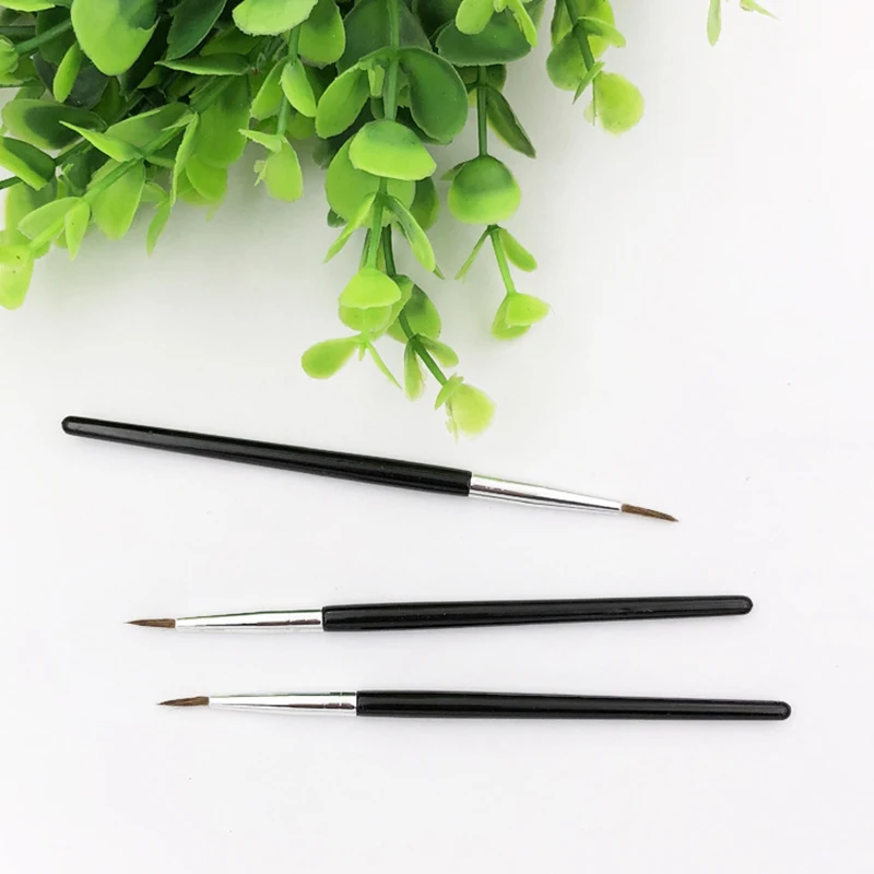 Fine Eyeliner Brush Liquid Gel Eyeliner Makeup Brushes Eyebrow Cream Lip Brush Precision Thin Eyeliner Pen Cosmetic Makeup Tools