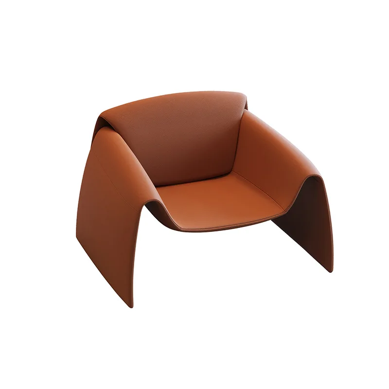 Lobby VIP Club Sofá curvo Recepción de área de descanso comercial simple moderna