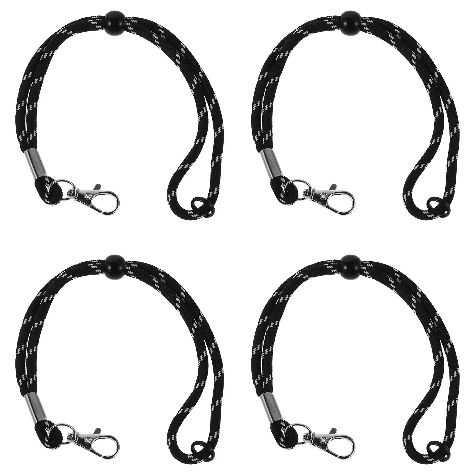 

2 пары регулируемых ремешков для лыжных перчаток с защитой от потери, шнурок для сноубордических варежек, портативный водонепроницаемый ремешок для лыж в холодную погоду