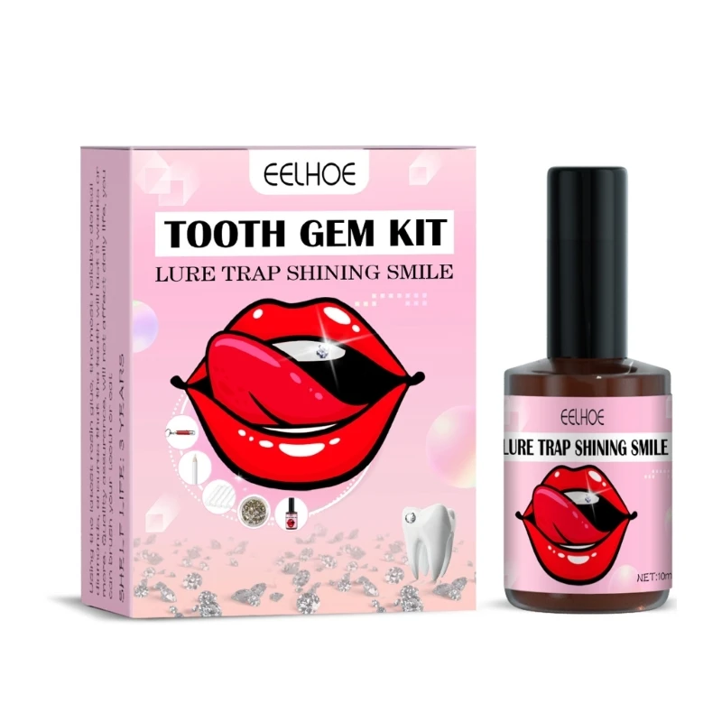 Tooth Gems for Teeth DIY Crystals Jewelry Teeth Gems with Glues