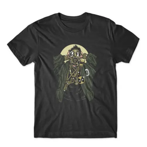 Gasmask Gangsta T-Shirt 100% Cotton Premium Tee New