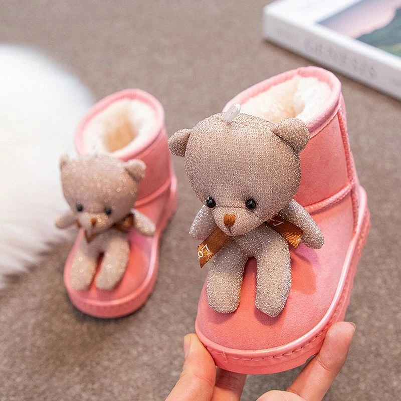 

Детские зимние ботинки, осень-зима 2026, новые уличные водонепроницаемые ботильоны с толстой флисовой подкладкой и прочной изоляцией