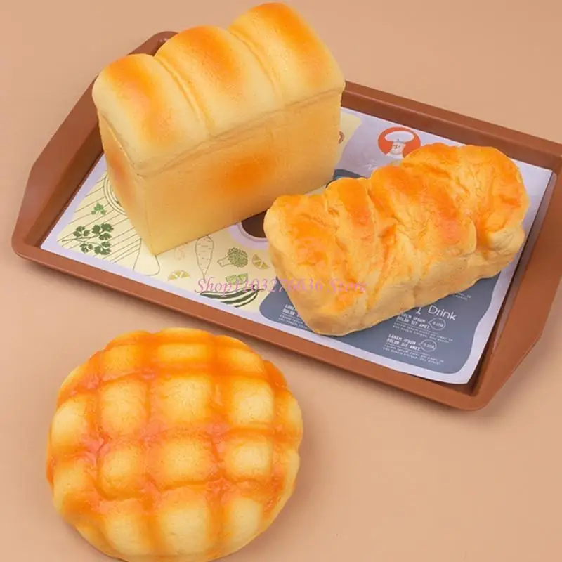 R6FD Stress -Relief Bread ของเล่นตลกสำหรับผู้ใหญ่สำหรับเด็กเกมลดความวิตกกังวล