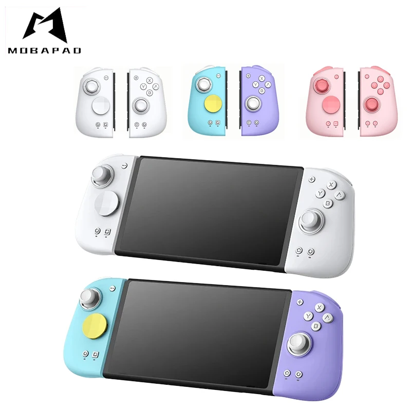 MOBAPAD M6S M6HD Joycons Support For Nintendo Switch Adjustable Controller Hall Effect Controller Vibration 6-Axis Gyro JoyPad