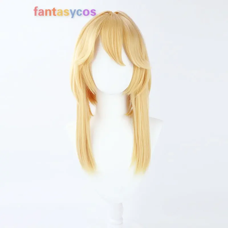 Game Guilty Gear Bridget Cosplay Wig Blonde Heat Resistant Wigs for Halloween Role Play Party Carnival Costume Hair + Wig Cap