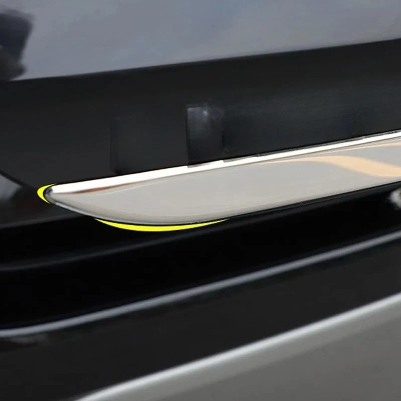 Rear Trunk Lid Tailgate Cover Trim For Toyota Highlander XU70 AUTO Accessories Hatch Door Handle Molding Strip 2019 2020 2021