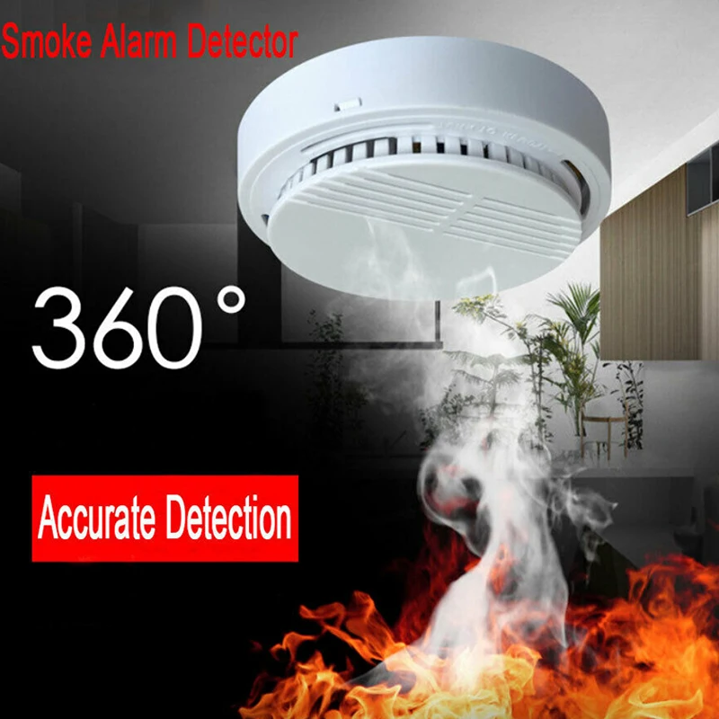 C5 Smoke Detector Fire Sentry Alarm Home Fire Safety Battery Operated Fire Alarm Life Safety Early Warning accessories appliance