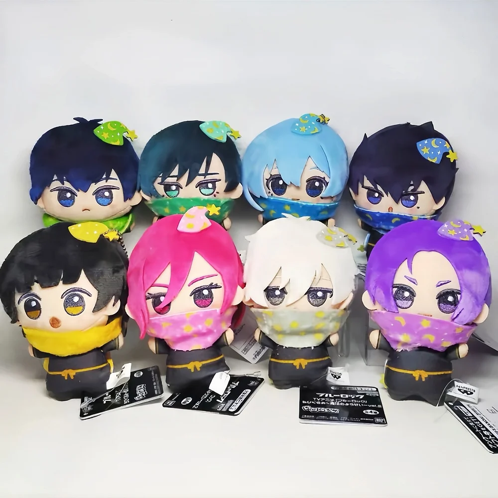 

Оригинальная плюшевая кукла-брелок из серии «Аниме Blue Lock: Волшебная фея» с персонажами Хиори Ю и Исаги Йоичи, пушистый кулон-талисман, милый подарок