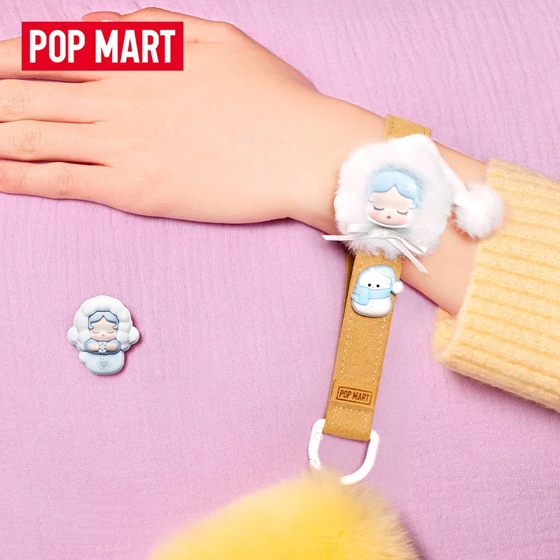 

POP MART Fluffy and Cozy Series Hole Buckle Blind Box Cute and Interesting Toys Surprise Birthday Presents