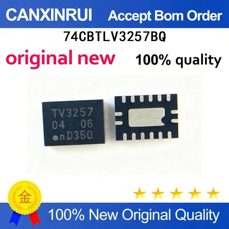(5-100 Pieces) Brand new original 74CBTLV3257BQ QFN16 multiplexer IC chip in stock