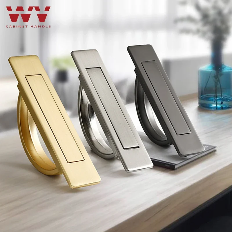 

YM Black Cabinet Tatami Handles Gold Zinc Kitchen Cupboard Pulls Drawer Knobs Bedroom Door Furniture Hardware