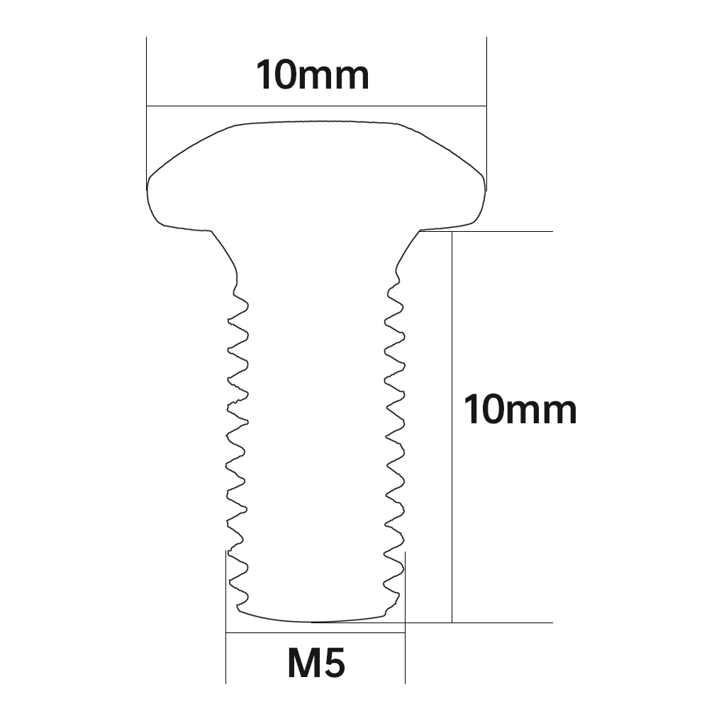 Color Brake Disc T25 Screw Bicycle M5x10mm Disc Rotor Bolt Fadeless Anti-skid Screw Suitable for Bicycle Parts MTB Customized