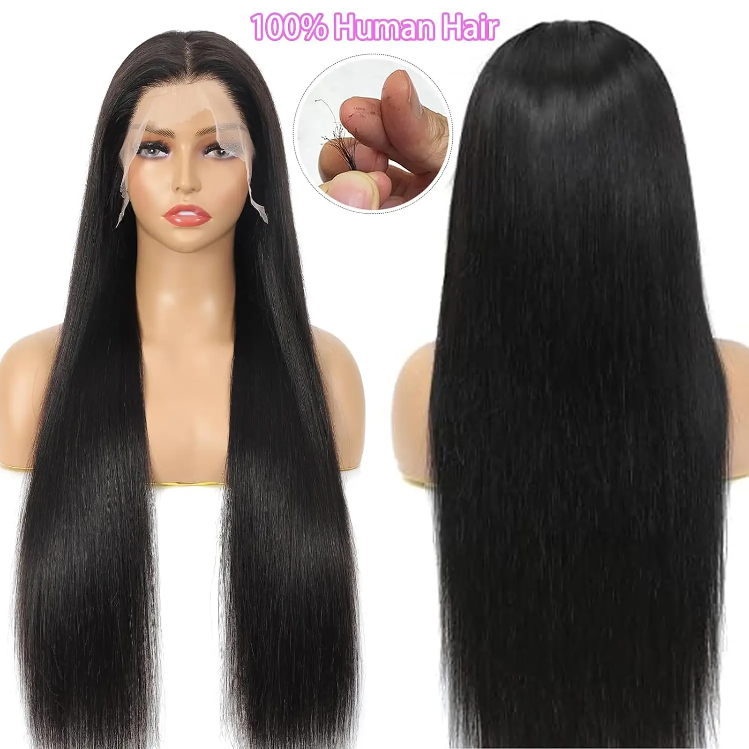 Thumbnail 3 - #81 Low Price Human Hair Wigs Deals