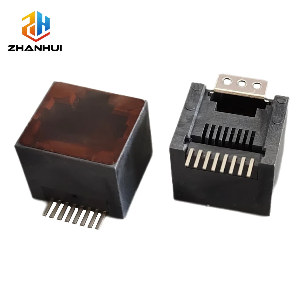 5/10Pcs 8P8C SMD Vertical RJ45 Female Jack - PCB Mount Network Socket Connector for Ethernet Applications