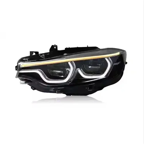 

Hot selling used original custom halogen xenon headlights assembly car parts for BM Series lci led headlight