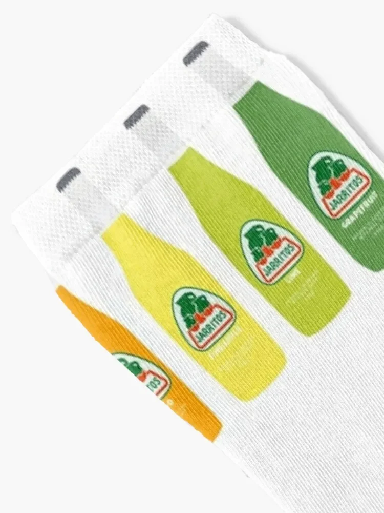 Jarritos Bottles Digital Art Socks japanese fashion colored bright garter Lots Mens Socks Women's