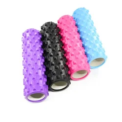 1Pcs 25.5/30CM Yoga Massage Roller For Pilates Exercise Back Roller Massager Cushion Yoga Foam Roller Yoga Column Gym Fitness