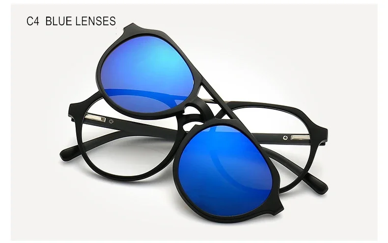 Magnet Clip Sonnenbrille Doppel Strahl Myopie Brille Dioptrien-0,5 Zu-10 Männer Frauen Mode Kurzsichtig Rezept Brille F224 – Detail 17