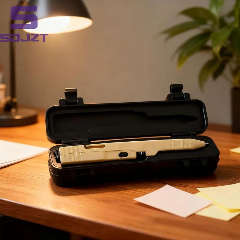 1Pcs Versatile 3D Printed Tactical Pens EDC Practical Slide-Action Ballpoint Pen Unique Creative Writing Accessories