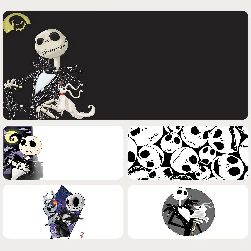 The Nightmare Before Christmas Jack Skellington Mousepad Gaming Pc Accessories Deskmat Keyboard Mat Desk Protector Mause Pads