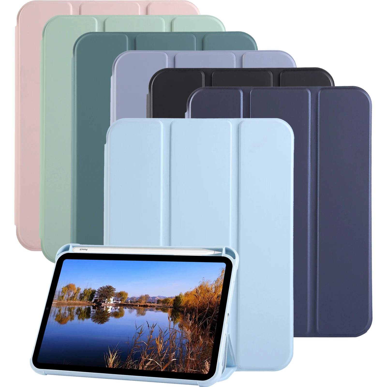 Smart Case for iPad Mini 7th(A17 Pro) 2024 / Mini 6th Generation 8.3