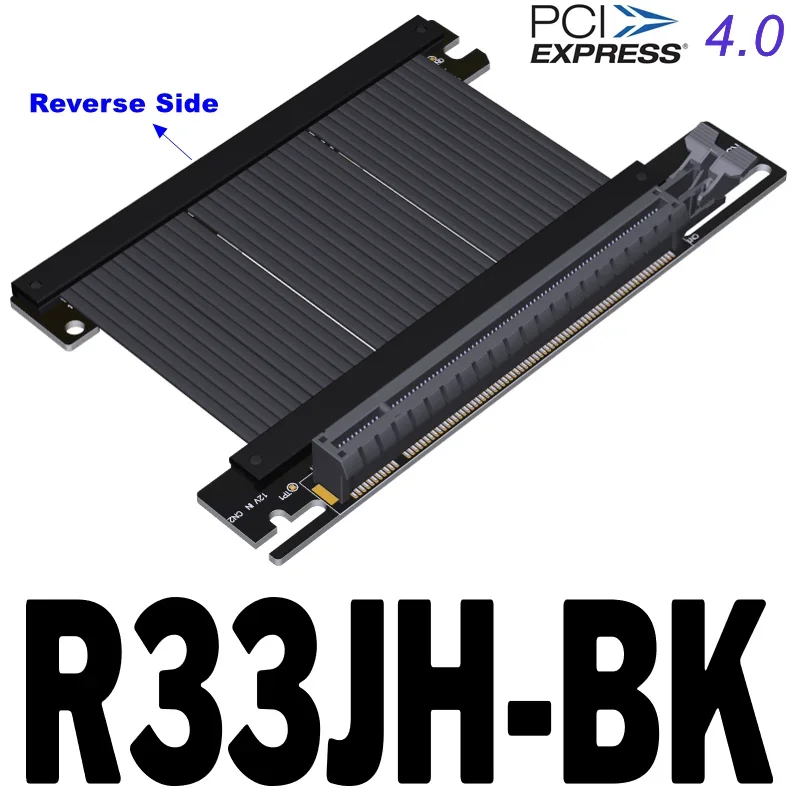 

Gen4 16x PCIe Riser Cable PCI Express 4.0 x16 Double Single Reverse High Speed GPU Extension Adapter ITX A4 RTX 3090 PC Graphics