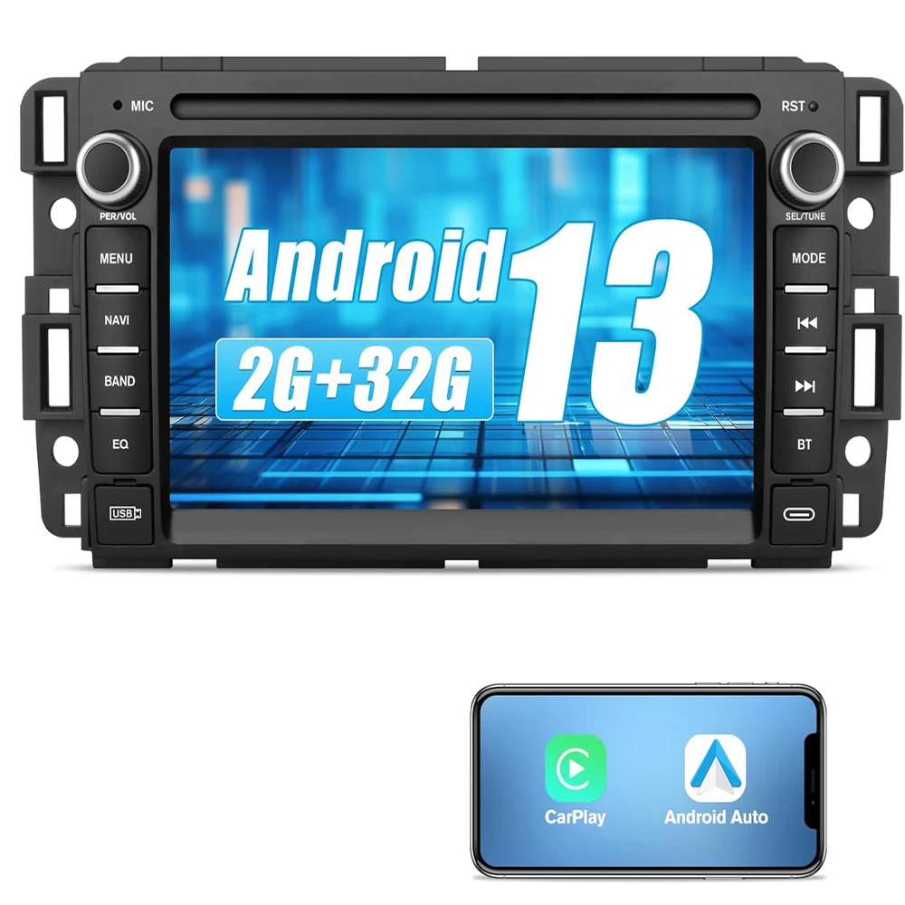 

2G+32G 8inch Car Stereo Radio GPS Navi Compatible for ChevroletGMC Android 13