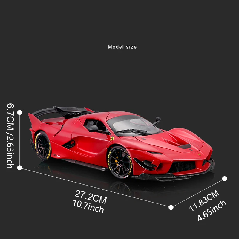 1/18 FERRARI FXXK EVO Supercars Model Special Version Bburago Diecast Alloy Cars Model Toys Collection Gifts For Adults