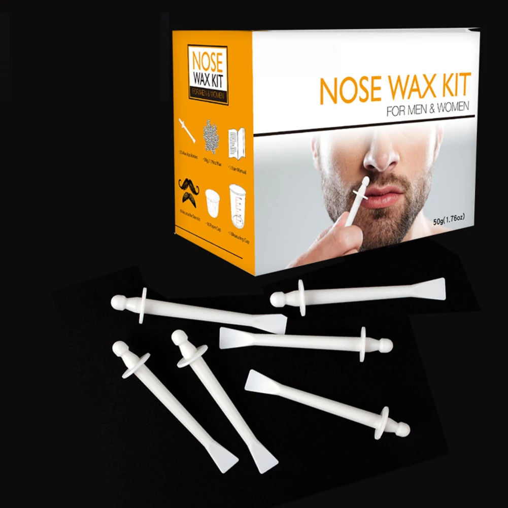 Safe Quick Nose Wax Kit, Nariz, Cabelo da orelha, Remoção instantânea, Wax Stick Set, Multifuncional Ferramenta de depilação, Atacado, 1Pc