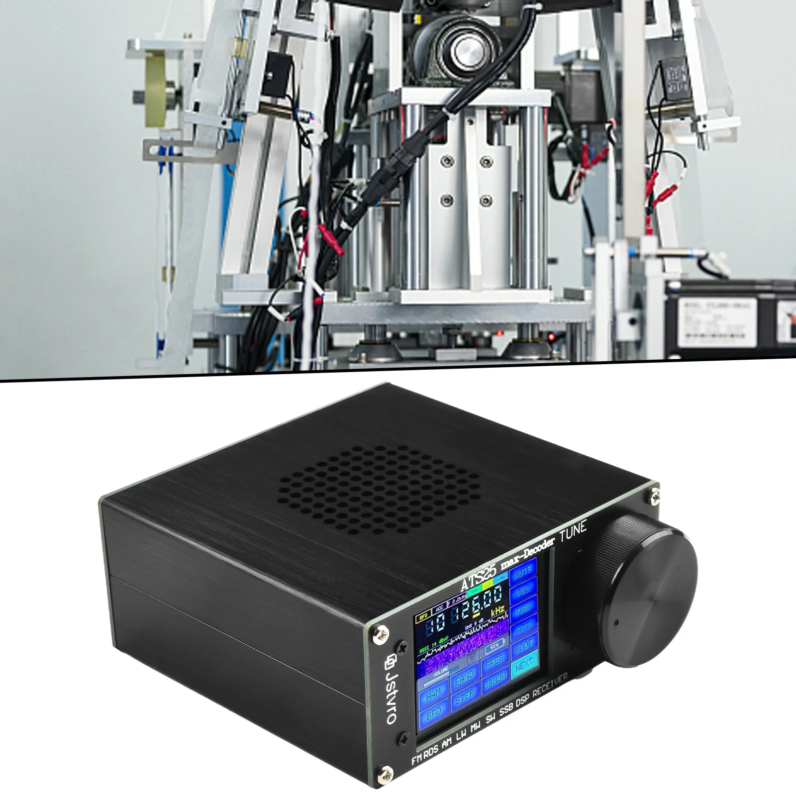 For ATS-25Max Wideband For DSP Radio for FM LW For MW SW For SSB Reception Featuring Display and Charging Support