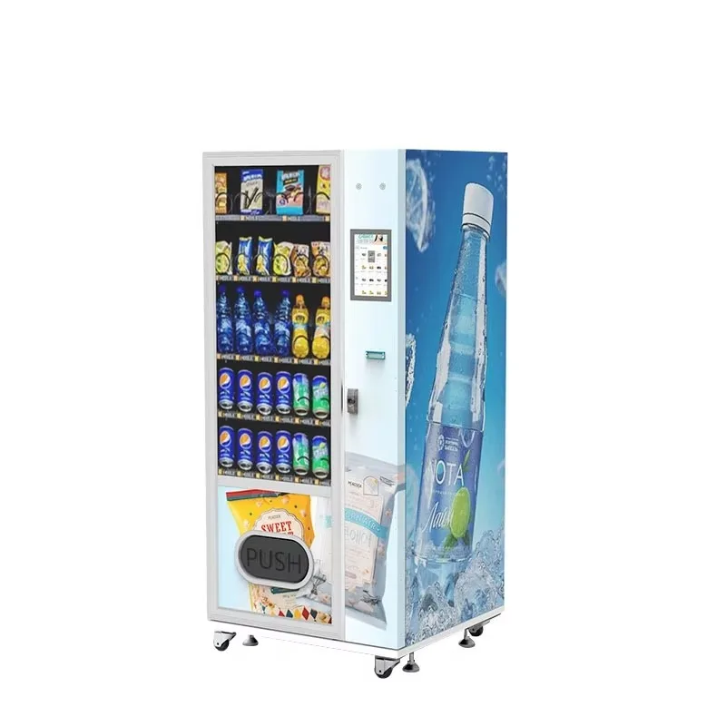 High-Capacity Automatic Vending Machine Smart Drink And Snack Dispenser For Convenience Store Hotel Mall Lobby