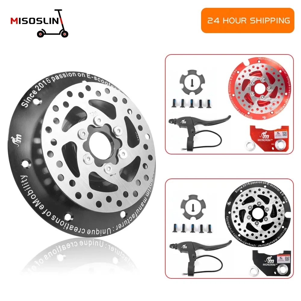 

Monorim Upgraded 120mm Motor Deck Disc Kit for Segway Ninebot Max G30 Electric Scooter Modified Whell Disc Brake Accessories