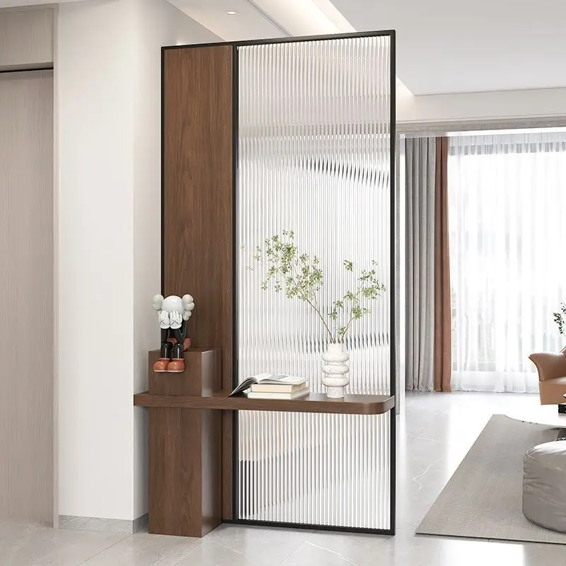 

Living Room Screen New Chinese Style Glass Partition Cabinet Modern Entrance Divider for Home Office