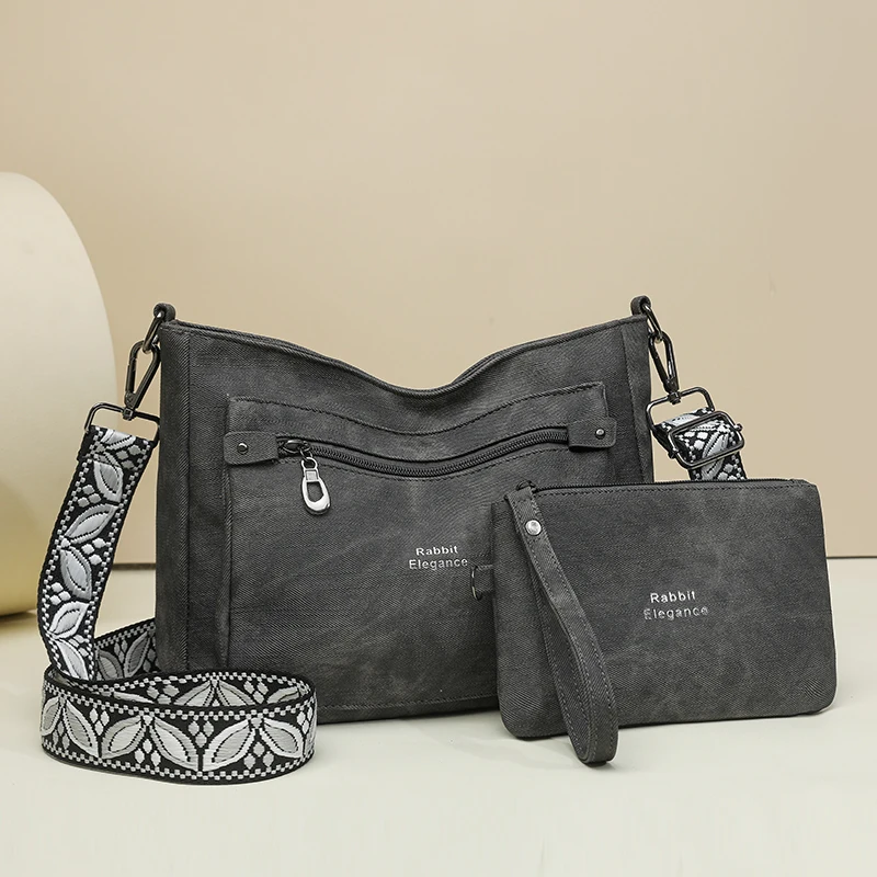 Top Quality Soft Pu Leather Female Crossbody Hand Bag Elegant Two Layers Shoulder Bags for Women Casual Purses and Handbags 2026
