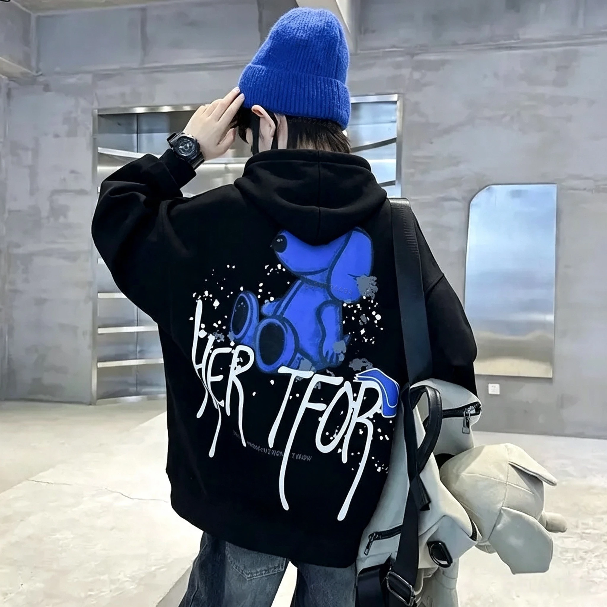 Autumn/Winter Children's Hooded Sweatshirt - Fashionable Korean-style Boys' and Girls' Cool Pullover Sweater