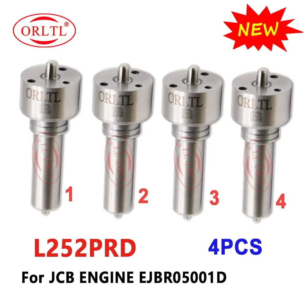 

Форсунки дизельные L252PBD, L252PRD, L252PBC, L252PBA для Delphi JCB ENGINE EJBR05001D, 4 шт.
