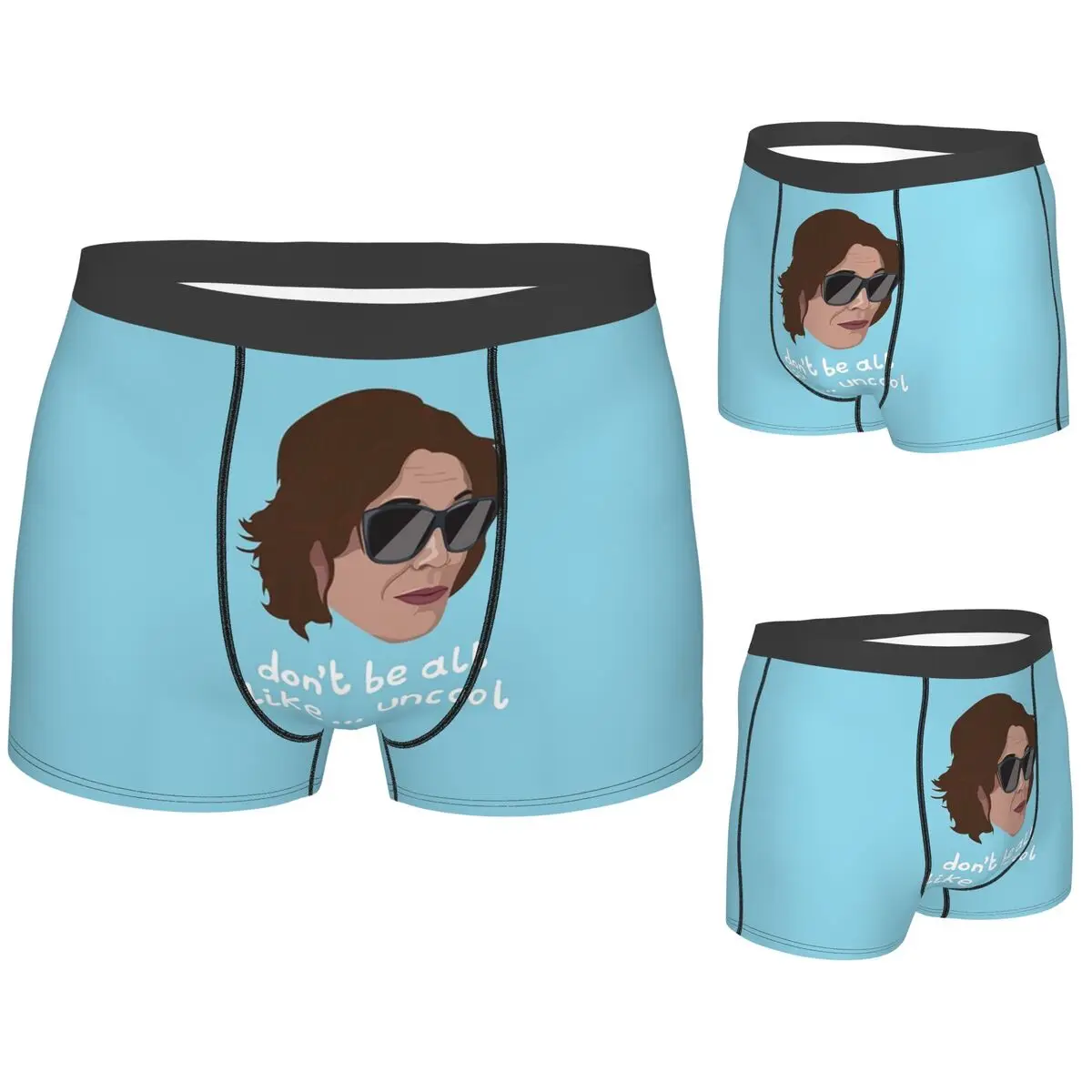 الملاكم السراويل السراويل Luann ربات البيوت الحقيقية Rhony لا تكون كل شيء مثل غير بارد سراويل الرجال ملابس داخلية جيدة التهوية ل أوم رجل هدية