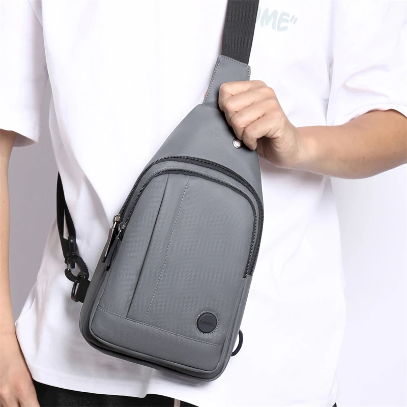 

Men's Casual Chest Bag, Made of High-quality Nylon Material, Suitable for Sports Chest Bags, Commuting Shoulder Bags, Etc