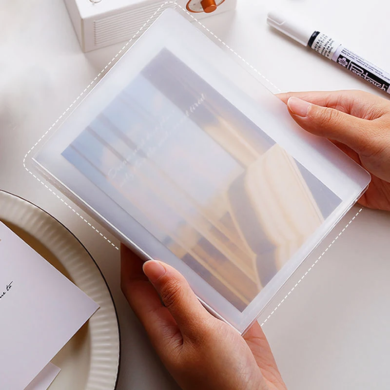 （Summer6）40 Pages A6 Postcards Pocket Storage Book Transparent Home Picture Album