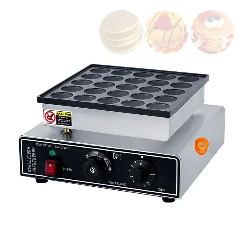 Electric Muffin Maker Waffle Oven Japanese Style Dorayaki Commercial Scones Maker 25-Hole Round Cake Maker